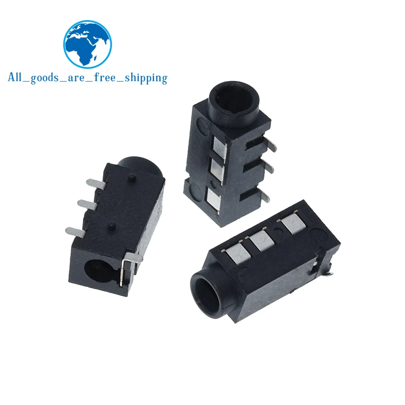 TZT 10/30PCS 3.5 headphone jack audio jack PJ-320D 4 pin SMD MP3 Accessories PJ320D