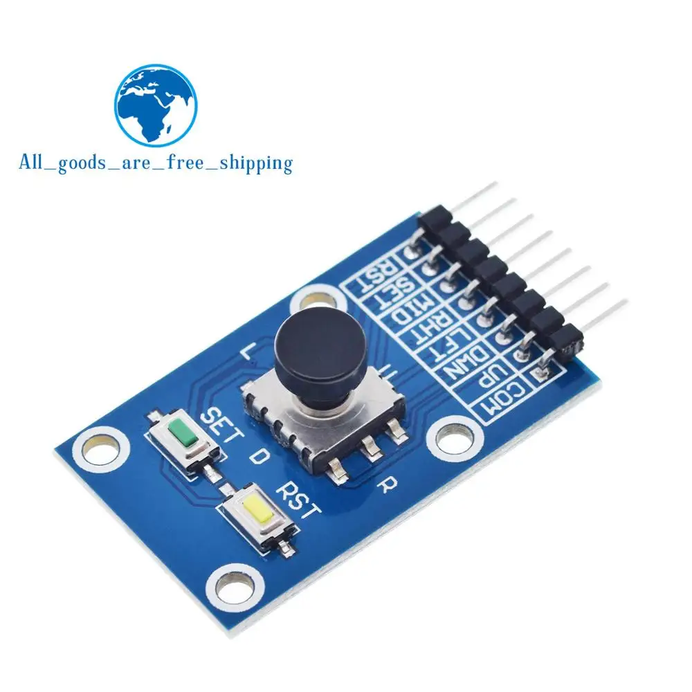 TZT Five Direction Navigation Button Module for MCU AVR Game 5D Rocker Joystick Independent Keyboard for Arduino Joystick Module