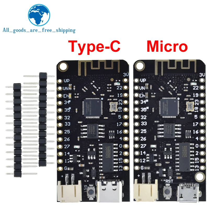 1/3PCS ESP32 Lite V1.0.0 Wifi Bluetooth Development Board ESP32 ESP-32 REV1 CH340G MicroPython 4MB Micro/TYPE-C USB For Arduino