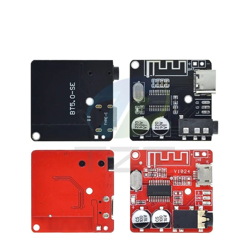 1/5PCS TZT DIY Bluetooth Audio Receiver Board Bluetooth 5.0 MP3 Car Audio Board Stereo Music Module 3.7-5V