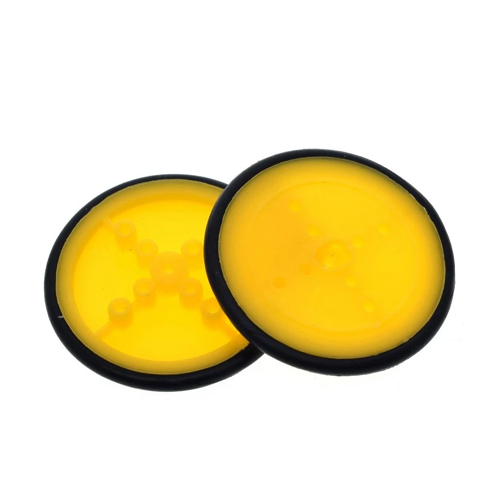 TZT 10/30pcs 410 rubber wheels robot tires TT motor robot intelligent car platform car electronic design toys