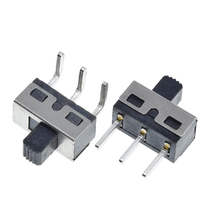 TZT 10/30PCS SS12D10 SS12D06 Toggle Switch 3Pins Straight Feet Handle High 5mm Spacing Of 4.7mm 3A 250V SS12D10 Power Switches