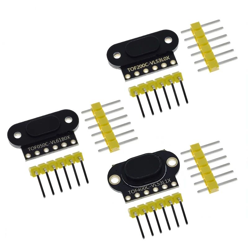 TZT VL6180/VL53L0X/VL53L1X Time of Flight (ToF) Laser Ranging Sensor Module TOF050C TOF200C TOF400C 50CM/2M/4M IIC For Arduino