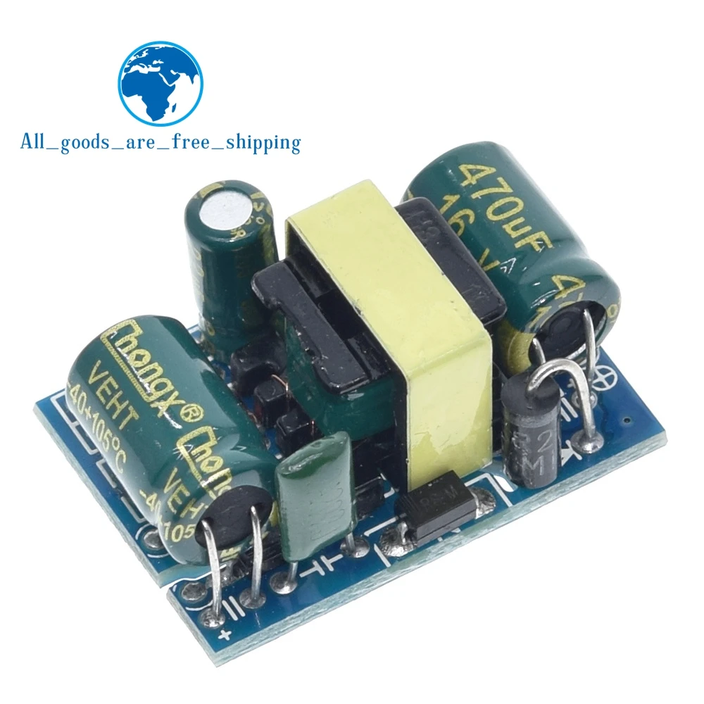 TZT 1/3pcs AC-DC 12V 450mA 5W Power Supply Buck Converter Step Down Module for arduino DIY KIT