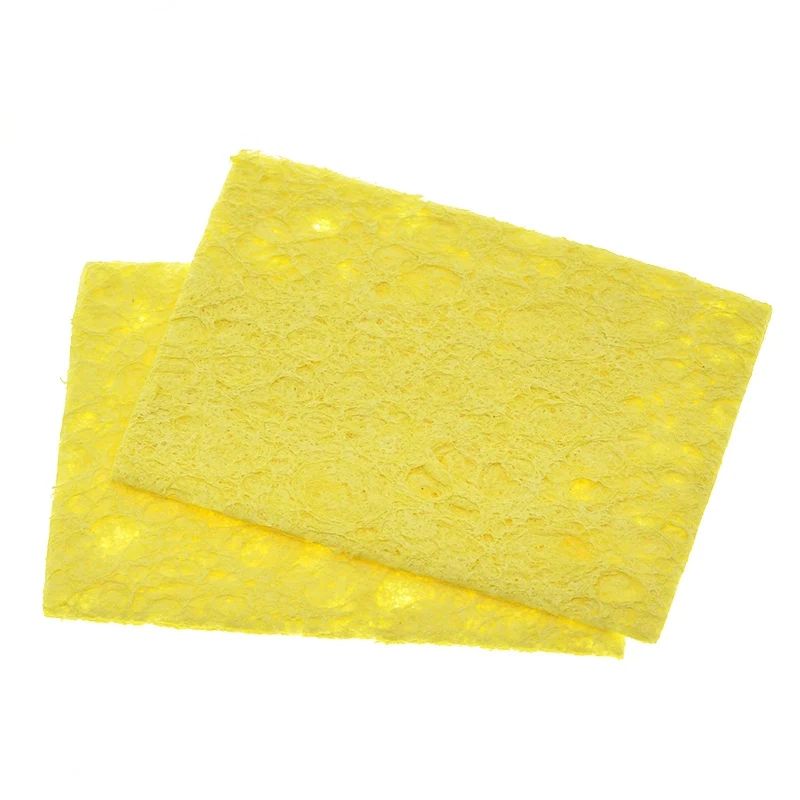 TZT High quality 10/30Pcs High Temperature Resistant Sponge Electric Iron Tip Cleaning Sponge Rectangular 3.5CM*5CM