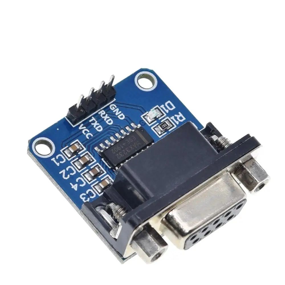 1/3PCS MAX3232 RS232 to TTL Serial Port Converter Module DB9 Connector MAX232 For Arduino
