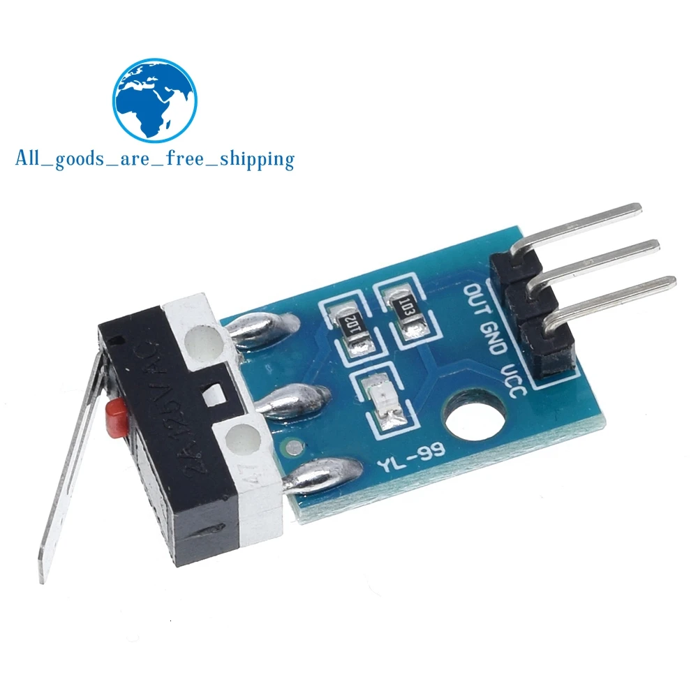 TZT 1/3pcs Car Helicopter Crash Collision Sensor Impact Switch Module Robot Model For Arduino 3V-12V Power Supply Module