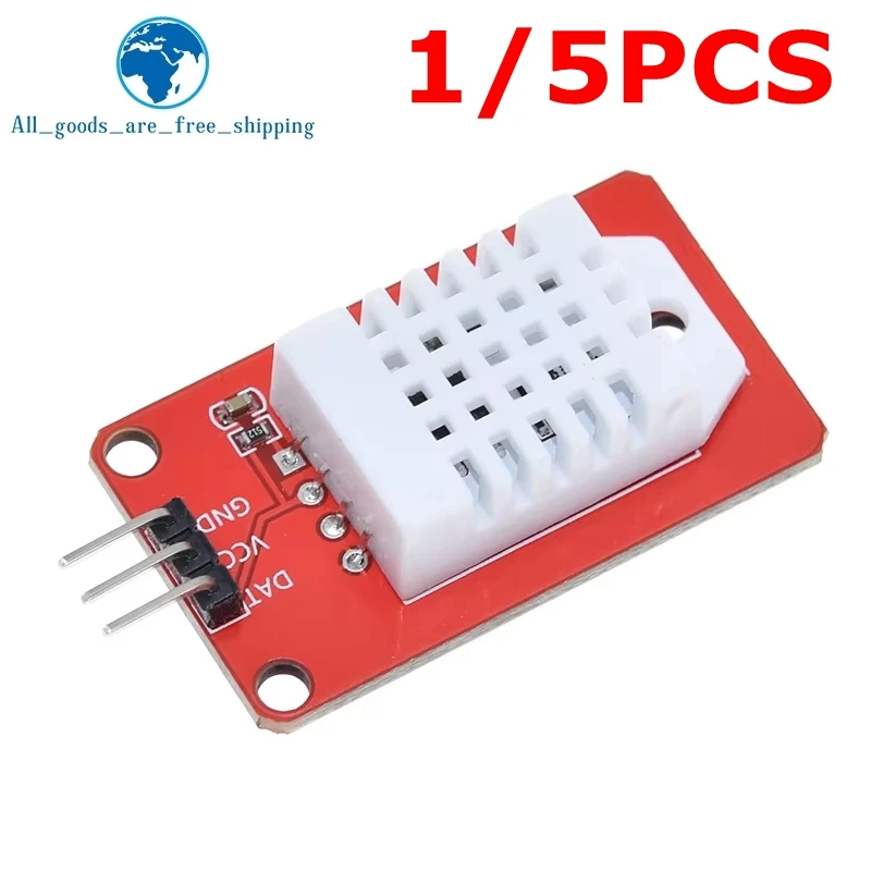 TZT 1/5PCS Digital Temperature Sensor / Humidity Sensor AM2302 DHT22 Sensor Module For Arduino electronic DIY