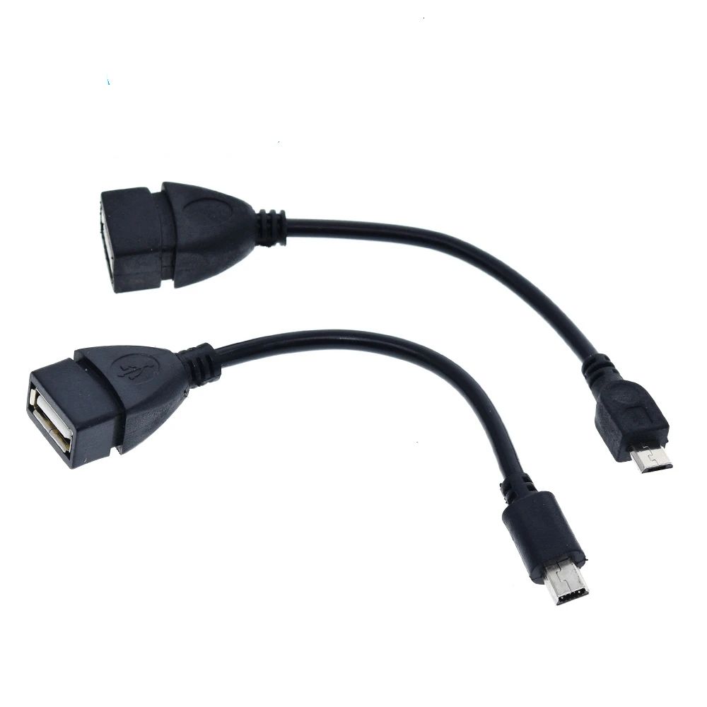 TZT 1/3PCS Micro USB OTG Cable Data Transfer Micro USB Male to Female Adapter for Samsung HTC Android