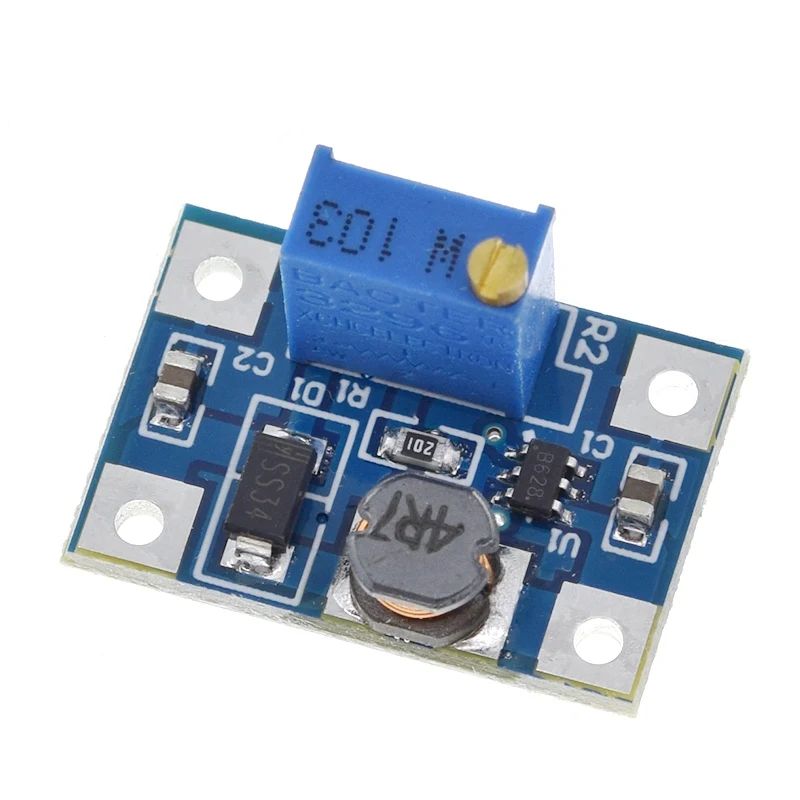 TZT 1/5PCS 2-24V to 2-28V 2A DC-DC SX1308 Step-UP Adjustable Power Module Step Up Boost Converter for DIY Kit