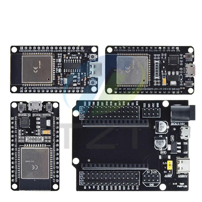 TZT ESP32 Development Board TYPE-C USB CH340 WiFi+Bluetooth Ultra-Low Power Dual Core ESP32-DevKitC ESP-WROOM-32 Expansion Board