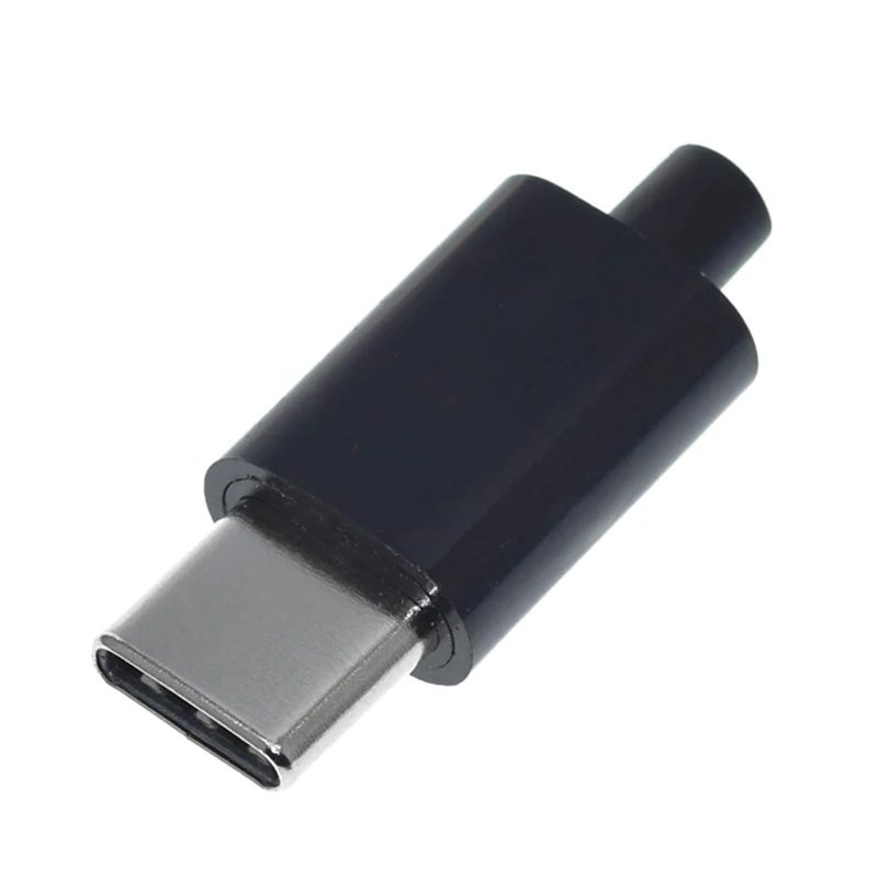 TZT 1/5Set Type-C Mirco USB Connector Male Jack Tail Plug Electric Terminals Conector Case Phone