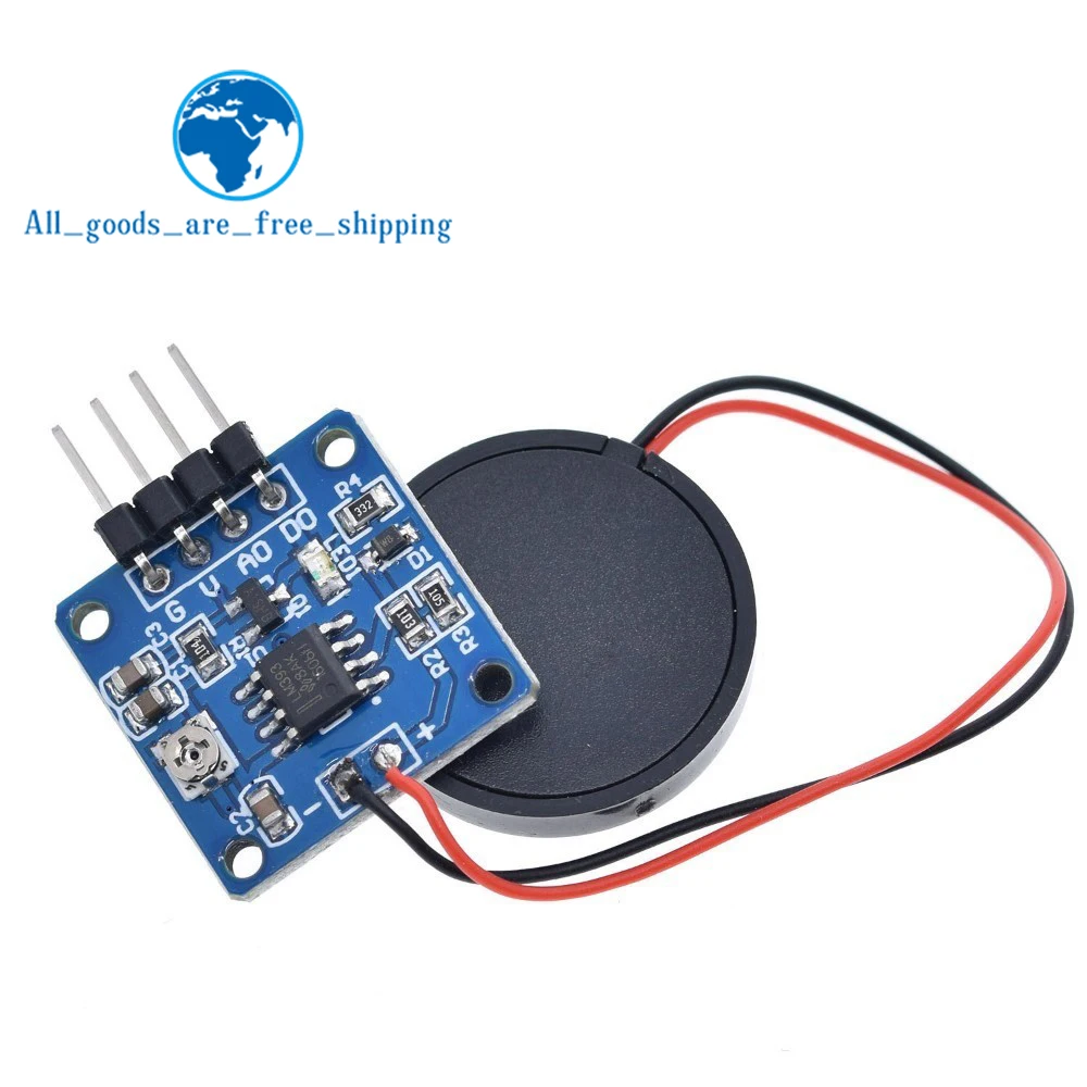 Piezoelectric shock tap sensor Vibration switch module piezoelectric sheet percussion for Arduino 51 UNO MEGA2560 r3 DIY Kit
