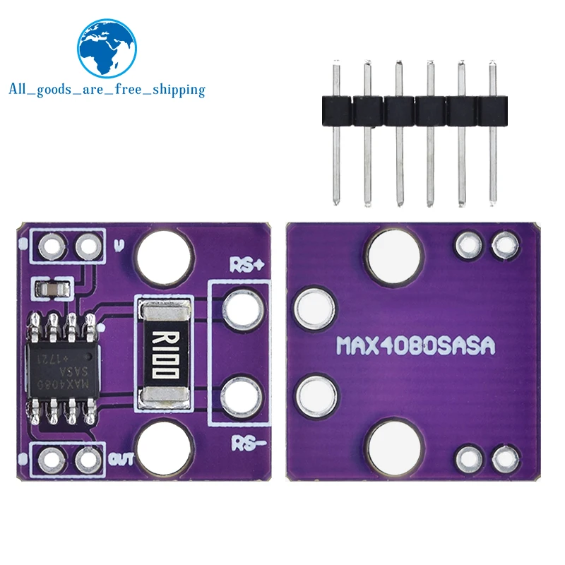 1/3PCS MAX4080 MAX4080SASA Current Module Current Sense Amplifier Detector Module High Precision 4.5V 190uA For Arduino