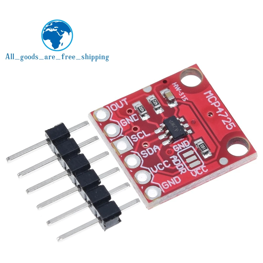 1/3PCS MCP4725 12Bit I2C DAC Digital Converter Module Digital To Analong EEPROM Development Board For Arduino 2.7V-5.5V