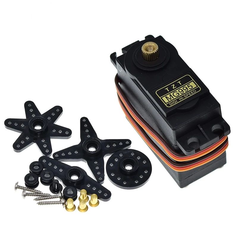 TZT Best Price Servos Digital MG995 Servo Metal Gear for Futaba JR Car RC Model Helicopter Boat For Arduino UNO diy