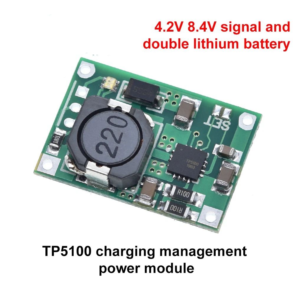 1/3/5PCS TP5100 double single lithium battery charge management compatible 2A rechargeable lithium plate For Arduino