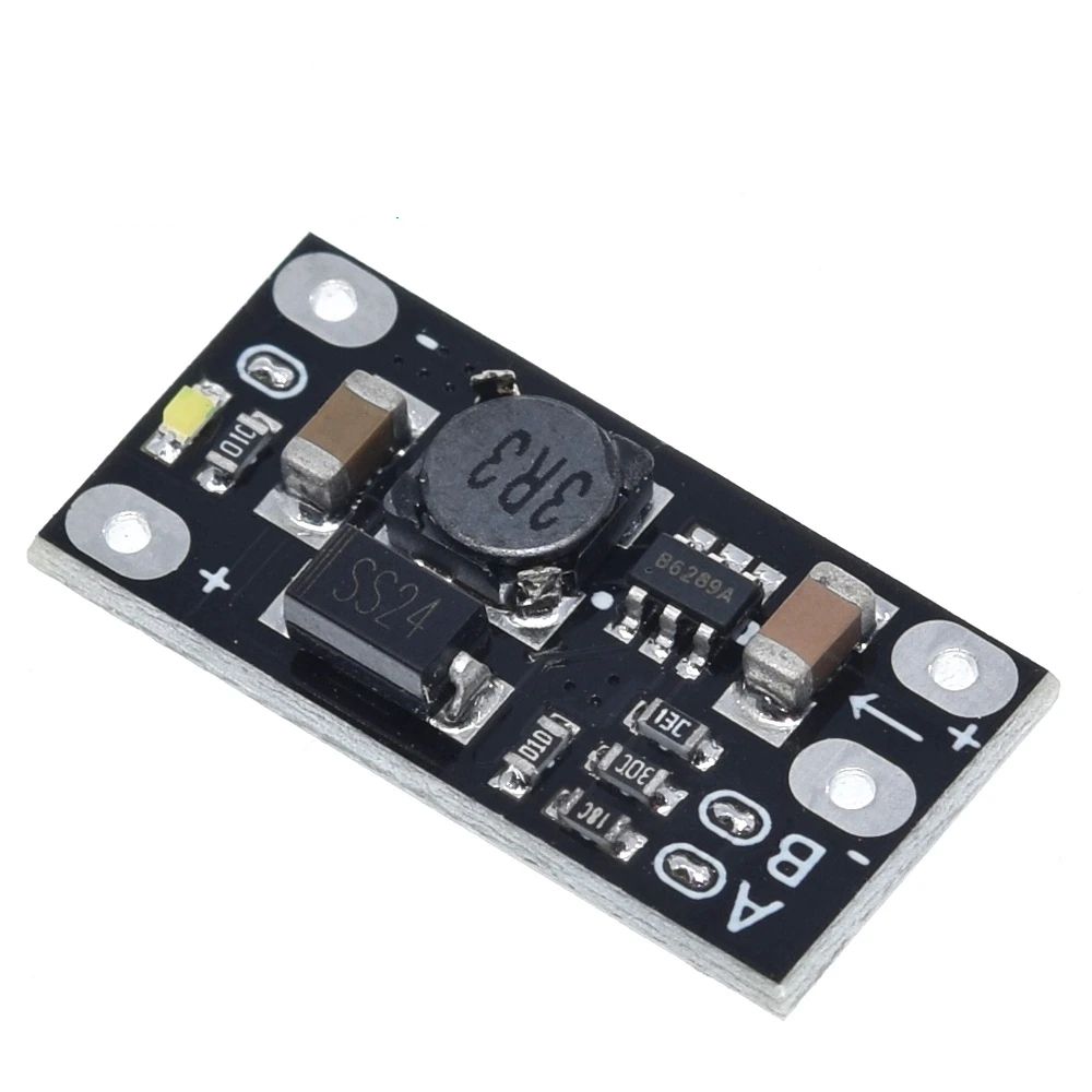 TZT Mini DC-DC Boost Step Up Converter 3V 3.2V 3.3V 3.7V 5V 9V to 12V Voltage Regulator PCB Board Module can set 5V/ 8V/ 9V