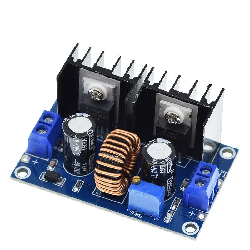 1/3PCS XL4016 PWM Adjustable 4-36V To 1.25-36V Step-Down Board Module Max 8A 200W DC-DC Step Down Buck Converter Power Supply