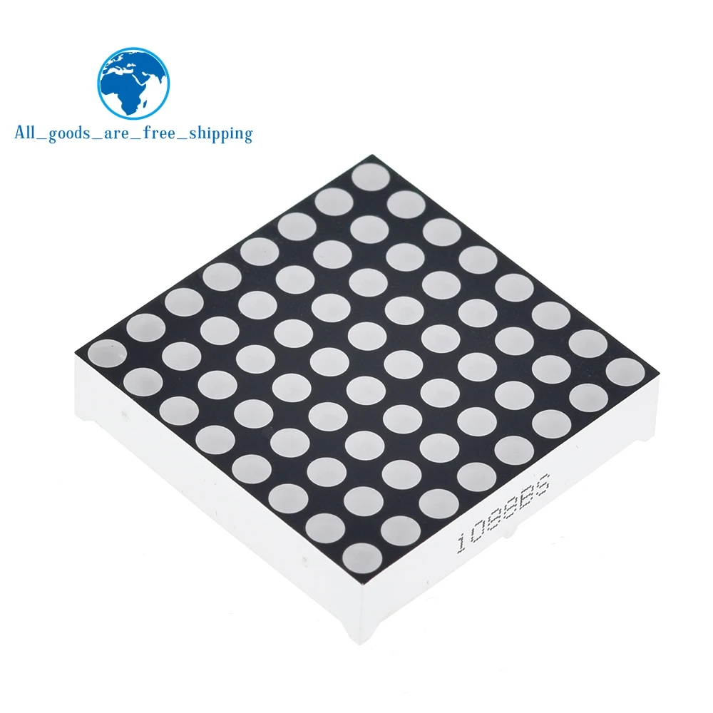 TZT 8x8 8*8 Mini Dot Matrix LED Display Red Common Anode Digital Tube 16-pin 31.8mmx31.8mm 1.9mm DIY Electronic Kit For Arduino