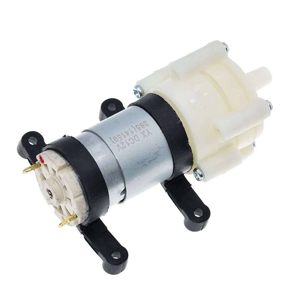 TZT DC6-12V R385 Aquarium Fish Tank Round Water Air DC Diaphragm Pump Aquarium Air Pumps Accessories