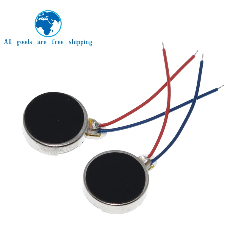 1/3/10PCS DC 3V 70mA 12000 RPM For Phone Coin Flat Vibrating Vibration Motor Vibration Motor G08 1027