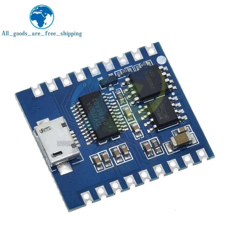 TZT 1/3PCS DY-SV17F Audio Module Mini MP3 Player IO Trigger USB Flash Voice Module MAR25