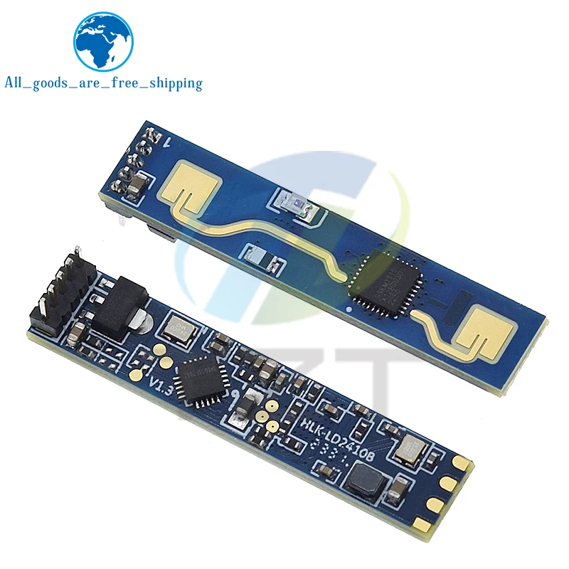 TZT HLK-LD2410B FMCW 24G Smart Human Presence Status Sensing Radar Heartbeat Detection Sensor Module High Sensitivity