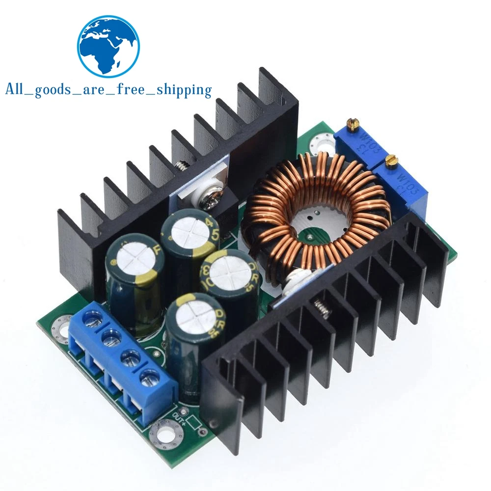 TZT 1/3PCS 300W XL4016 DC-DC Max 9A Step Down Buck Converter 5-40V To 1.2-35V Adjustable Power Supply Module LED Driver