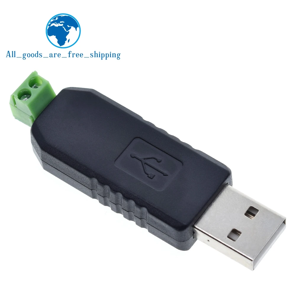 TZT 1/3pcs USB to RS485 485 Converter Adapter Support Win7 XP Vista Linux Mac OS WinCE5.0