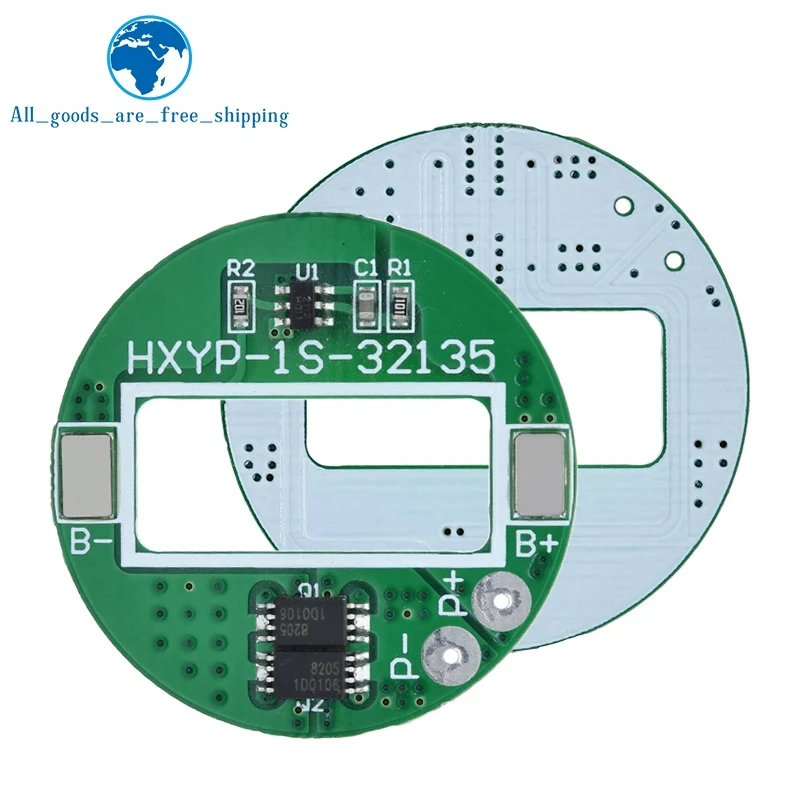 1/3/5pcs 1S 5A 3.65V LiFePO4 Battery Charge Protection Board 18650 32650 Battery Packs LiFePO4 PCB With Temperature Protection