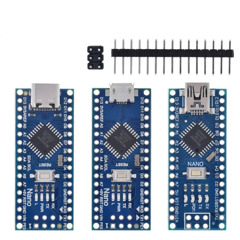 TZT Nano 3.0 Board With The Old Bootloader Mini Type-C Micro USB Compatible For Arduino nano CH340 Driver 16Mhz ATMEGA328P