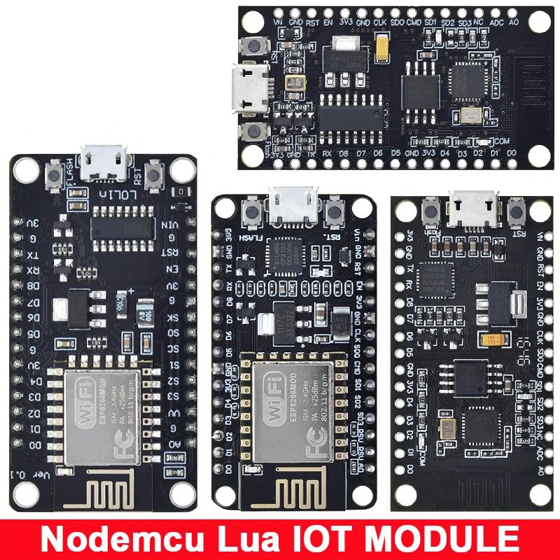 Wireless Module CH340/CP2102/CH9102X NodeMcu V3 V2 Lua WIFI Internet of Things Development Board Based ESP8266 ESP-12E