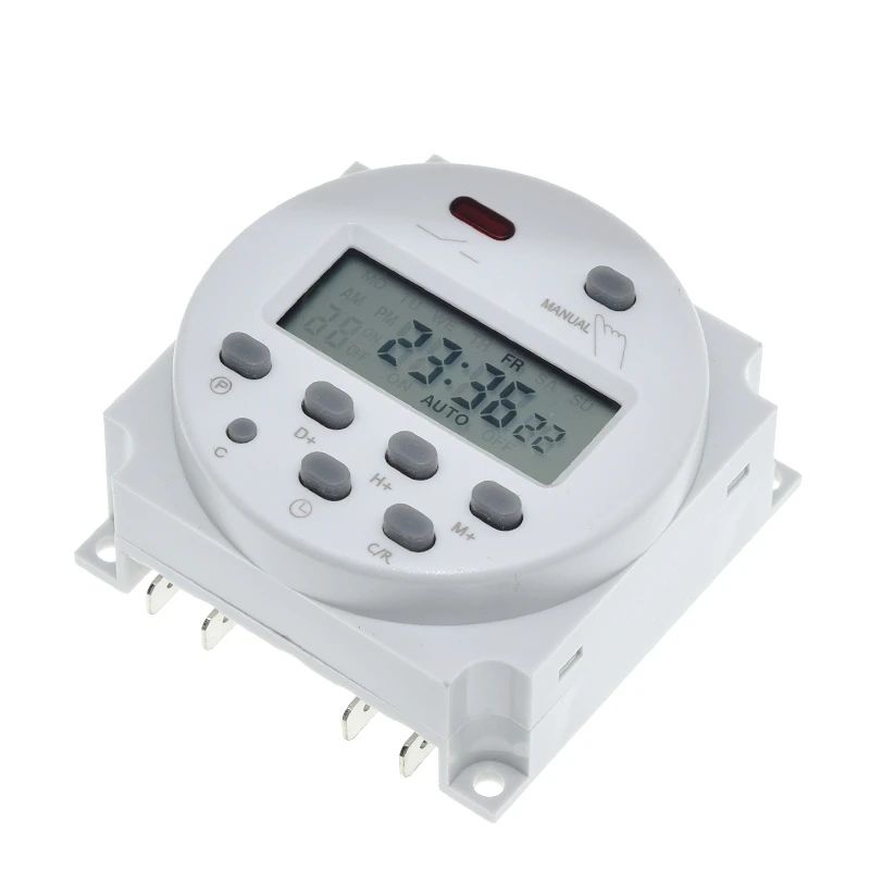 TZT CN101A LCD time switch 12V 24V 110V 220V Time Relay Street lamp billboard power supply timer WITHOUT waterproof box