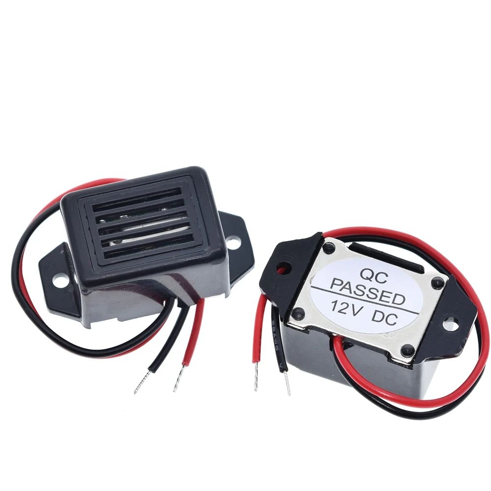 TZT 1/3PCS Alarm Buzzer DC 12V 85dB Mini Electronic Alarm Buzzers Constant Tone