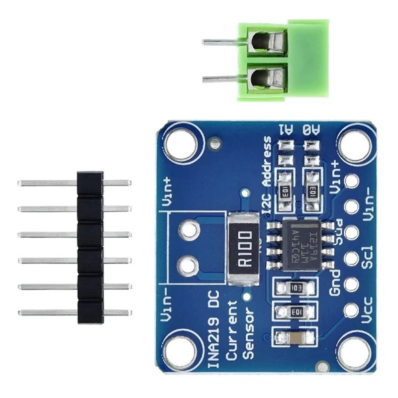 1/3PCS INA219 Bi-directional DC Current Power Supply Sensor Breakout Module DIY 3V-5V IIC I2C Power Monitoring Sensor Module