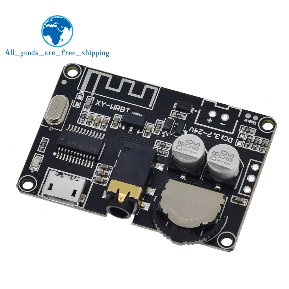 TZT 1/3pcs Bluetooth Audio Receiver board Bluetooth 5.0 mp3 lossless decoder board Wireless Stereo Music Module XY-WRBT