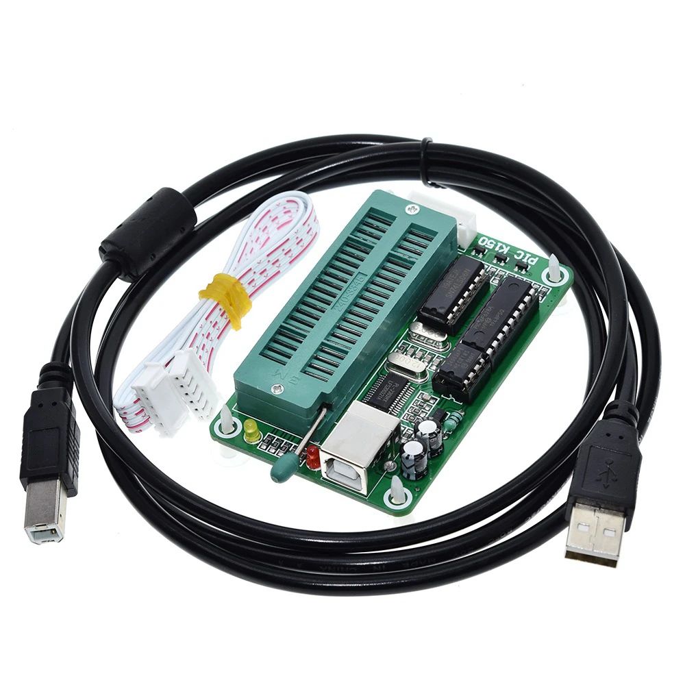 TZT 1/3SET PIC Microcontroller USB Automatic Programming Programmer K150 + ICSP Cable