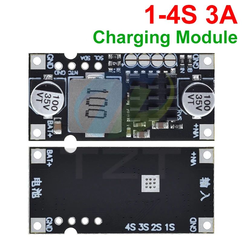 1/3PCS 1S 2S 3S 4S 5V-26V 3A 40W Lithium Batery Charging Step-Down Module With Temperature Protection Current Adjustable