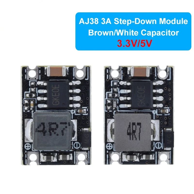 TZT 5/10PCS DC-DC Buck Converter Step Power Supply Module 5V-30V To 3.3V 5V 3A Voltage Regulator for Car Motorcycle Battery