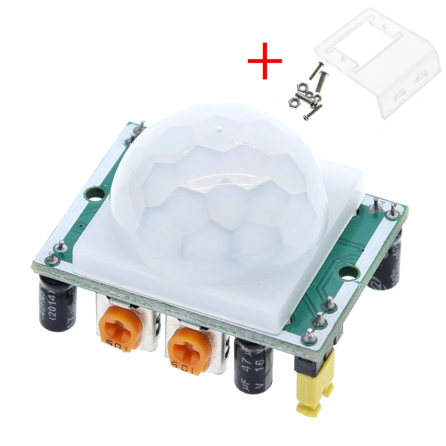 TZT 1/3pcs HC-SR501 Adjust IR Pyroelectric Infrared PIR Motion Sensor Detector Module for arduino for raspberry pi kits
