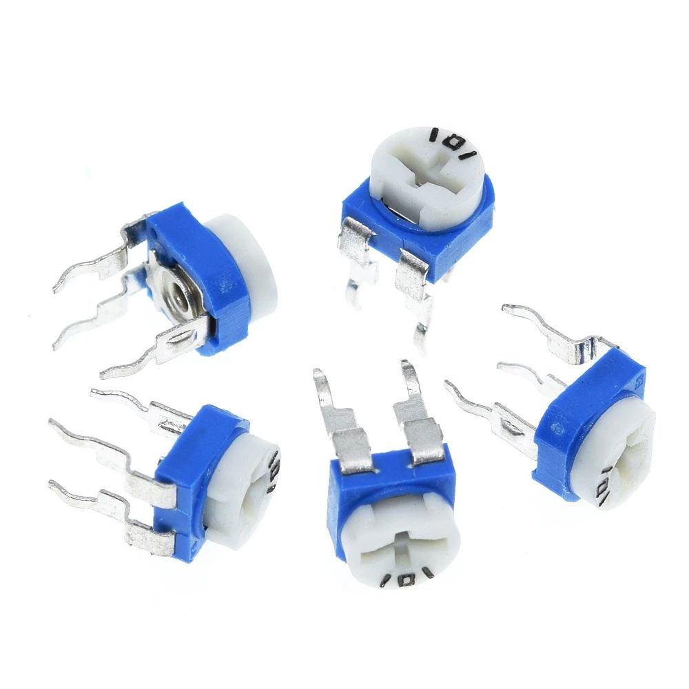 TZT 10/30pcs Rm065 Rm-065 100 200 500 1k 2k 5k 10k 20k 50k 100k 200k 500k 1m Ohm Trimpot Trimmer Potentiometer Variable Resistor