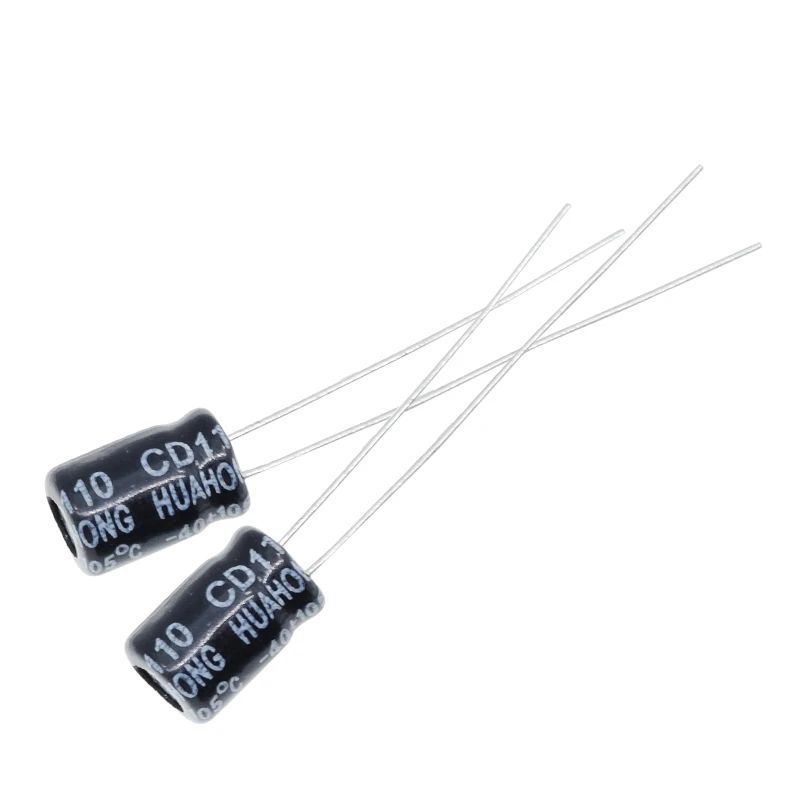 TZT 50/100PCS Higt quality 25V47UF 5*7mm 47UF 25V 5*7 Electrolytic capacitor