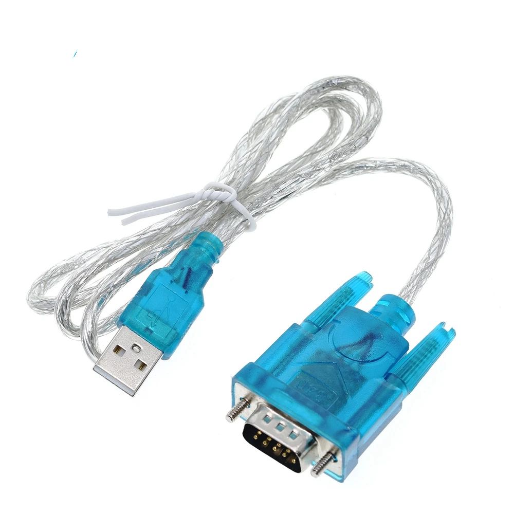 TZT 1/3PCS New HL-340 USB to RS232 COM Port Serial PDA 9 pin DB9 Cable Adapter Support Windows7 64