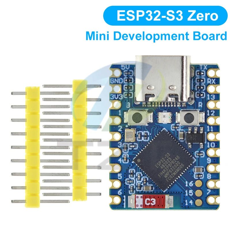 TZT 1/2PCS ESP32-S3-Zero Mini Development Board WiFi Bluetooth Ultra-small Size ESP32 C3 S3 ESP 32
