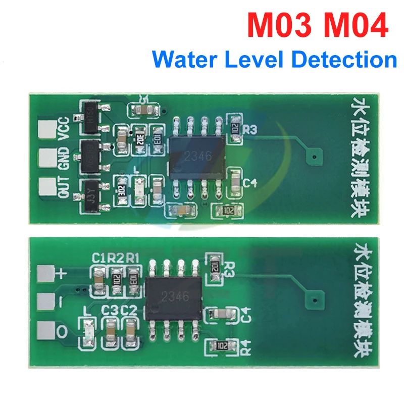 1/5pcs M03 M04 Water Level detection module sensor Green non-contact level touch switch Liquid sensor
