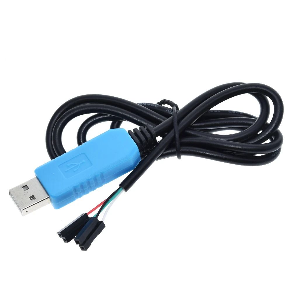 TZT 1/3PCS PL2303 TA USB TTL RS232 Convert Serial Cable PL2303TA Compatible with Win XP/VISTA/7/8/8.1 Blue