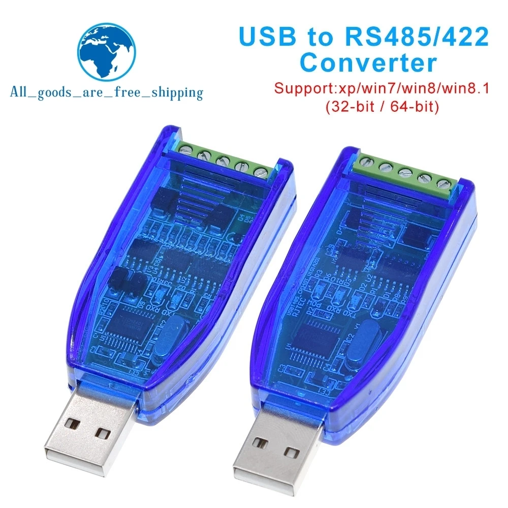 TZT Industrial USB To RS485 422 CH340G Converter Upgrade Protection Converter Compatibility Standard RS-485 Board Module