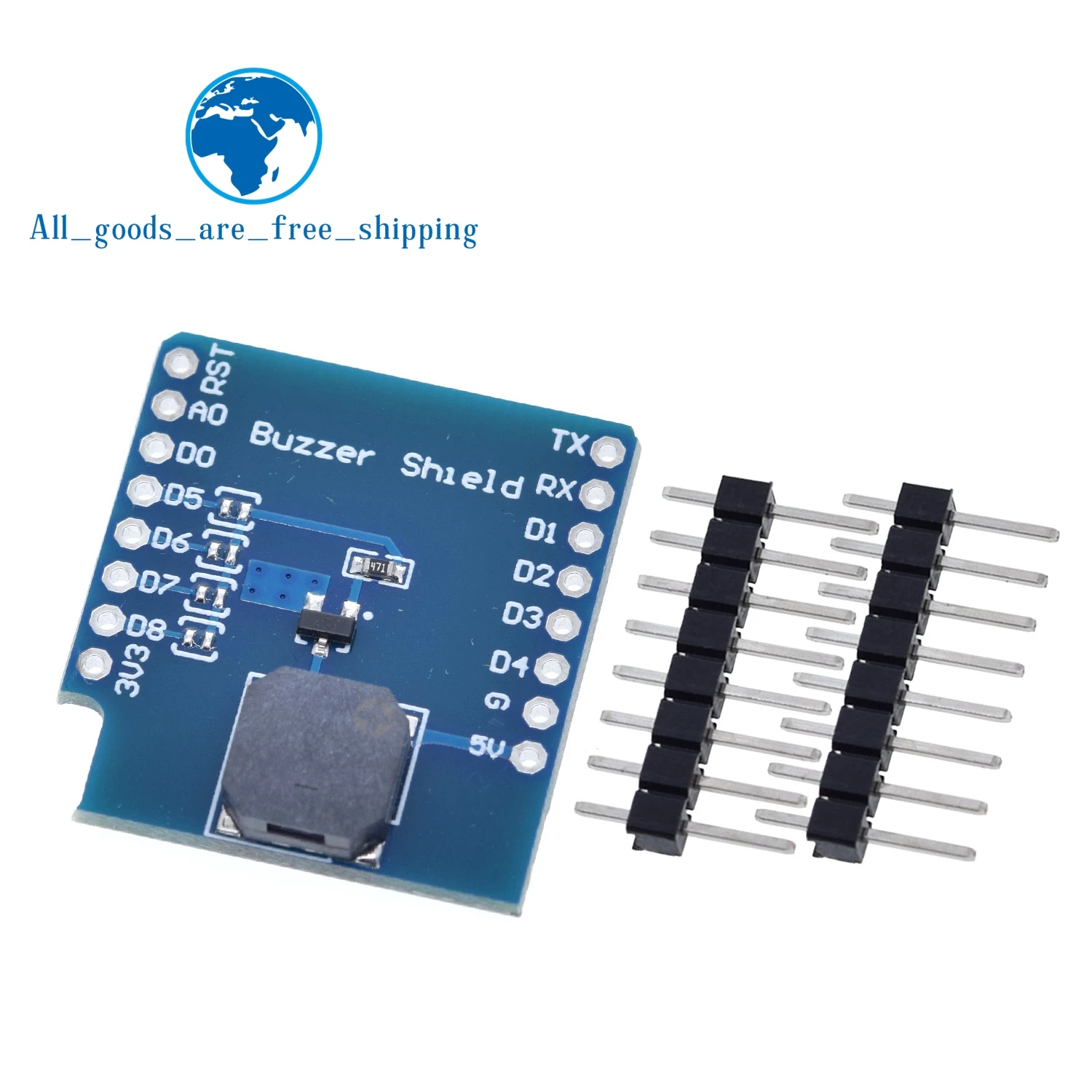 TZT 1/3PCS Buzzer Shield V1.0.0 for WEMOS D1 mini