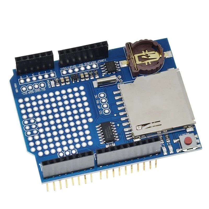 TZT 1/3PCS Data Logger Module Logging Recorder Shield V1.0 for Arduino UNO SD Card